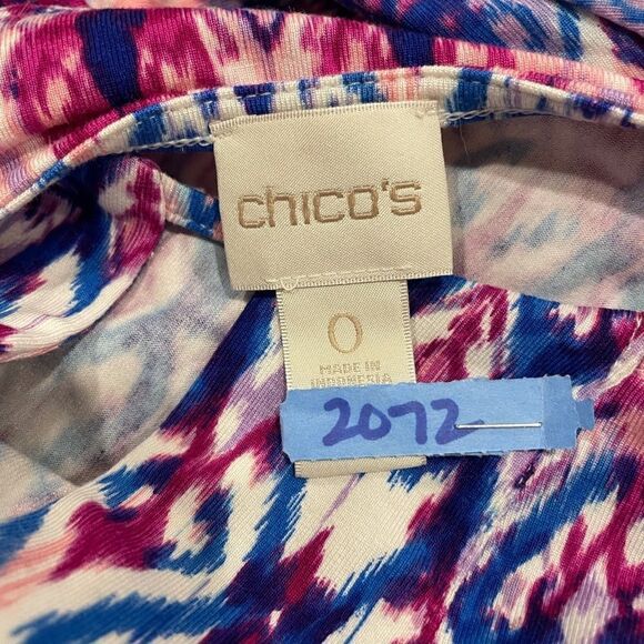 Chico's Ikat Jersey Shift Dress - Picture 3 of 5